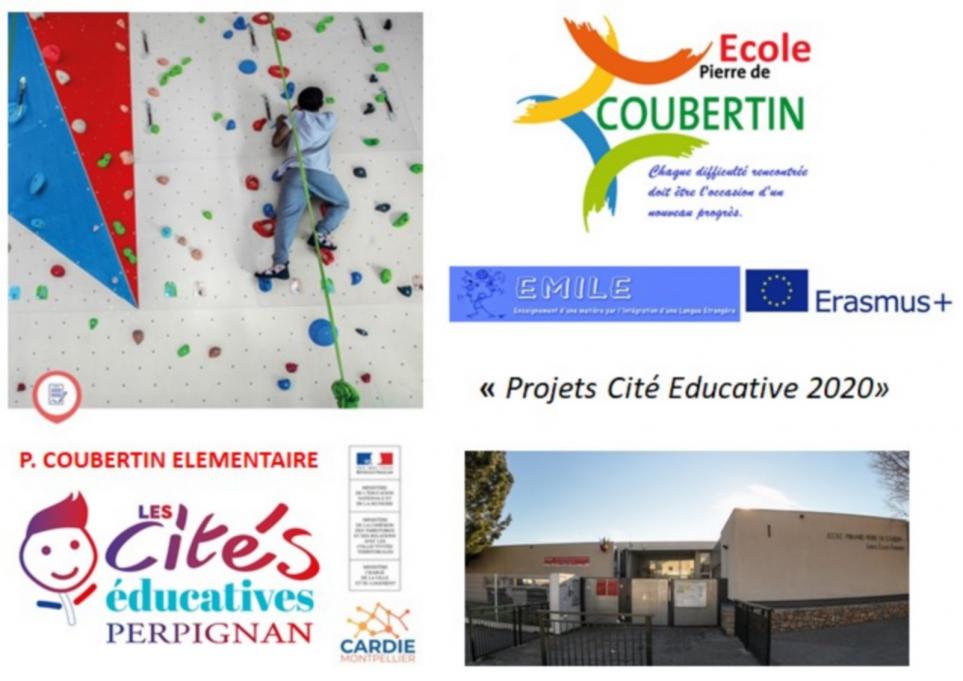 LES PROJETS CITE EDUCATIVE de l'ECOLE ELEMENTAIRE P. de COUBERTIN